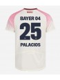 Bayer Leverkusen Exequiel Palacios #25 Gostujuci Dres 2025-26 Kratak Rukavima Bayer Leverkusen Exequiel Palacios #25 Gostujuci Dres 2025-26 Kratak Rukavima